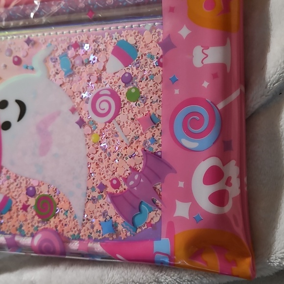 Halloween Stationary Reuseable Pouch Journal Colored Pencils Erasers Stickers - Picture 5 of 11